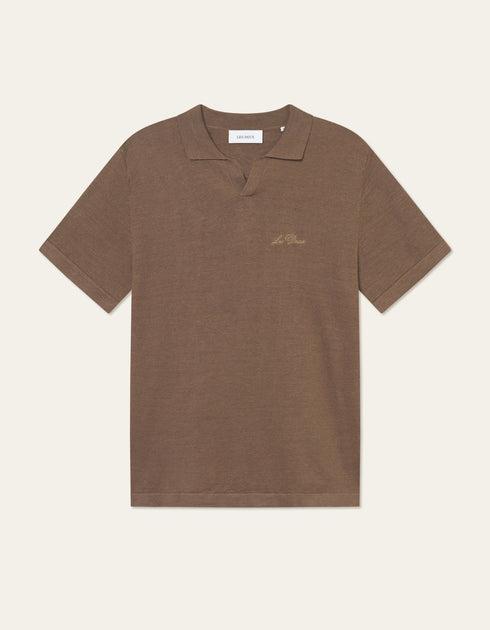 LES DEUX EMMANUEL KNIT POLO